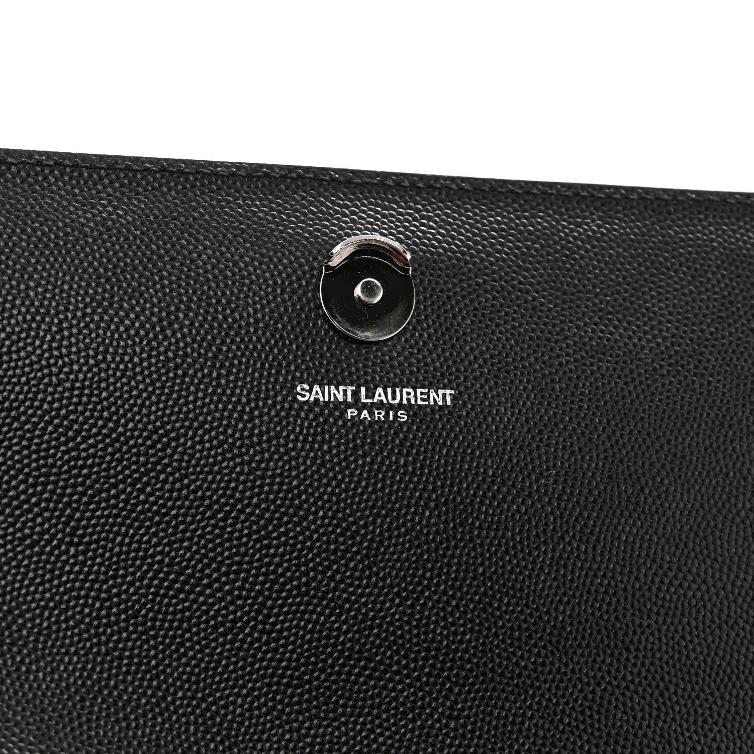 Saint Laurent Grain De Poudre Medium Classic Monogram Monochrome Kate Satchel Black 6 of 11