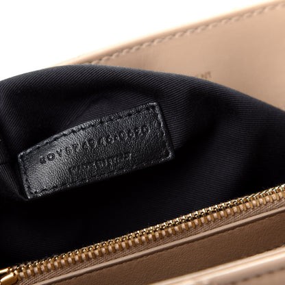 Saint Laurent Calfskin Y Quilted Monogram Medium Loulou Chain Satchel Dark Beige 9 of 9