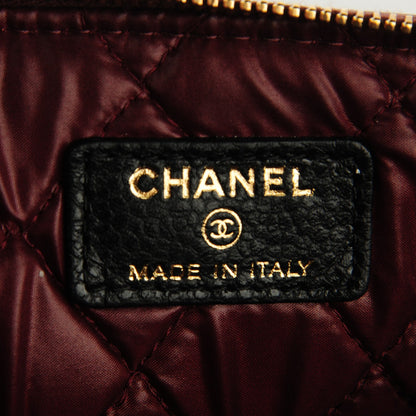 Chanel Caviar Quilted Medium Cosmetic Case Black 7 of 8