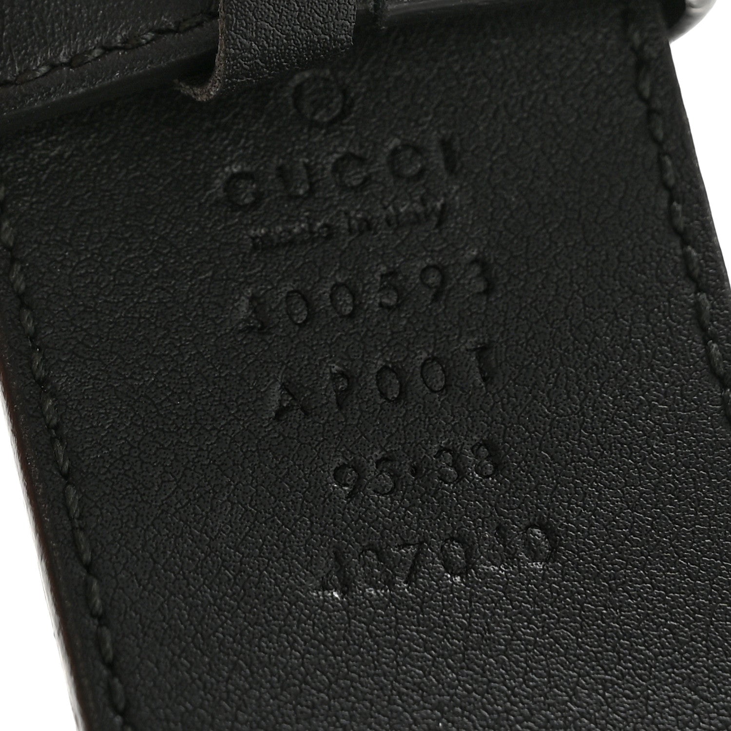 Gucci Calfskin Double G 40mm Belt 95 38 Black 5 of 8