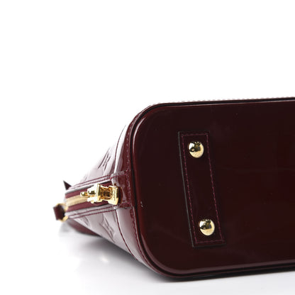 Louis Vuitton Vernis Alma BB Griotte 6 of 9