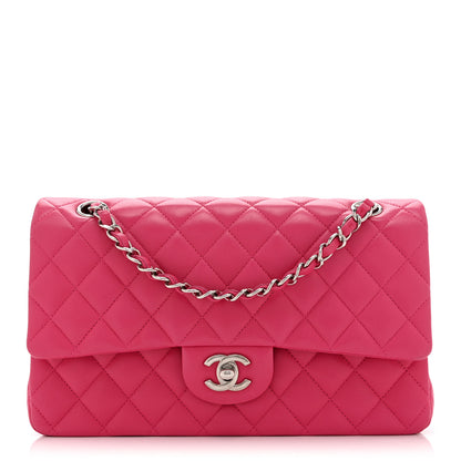 Chanel Lambskin Quilted Medium Double Flap Pink 1 of 11