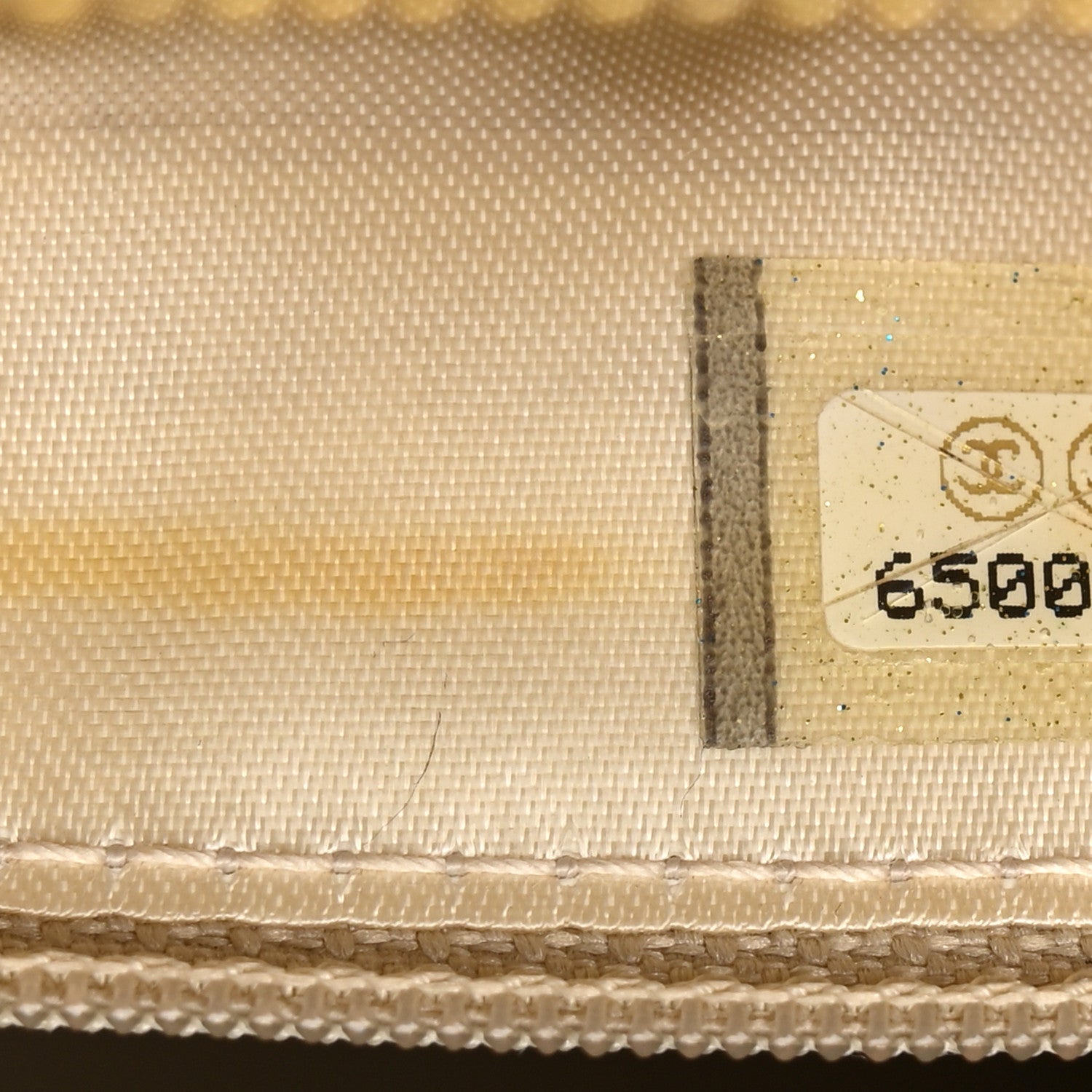 Chanel Lambskin Quilted CC Shoulder Bag Beige 8 of 12