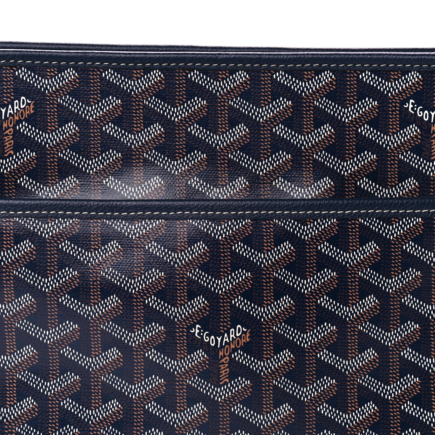 Goyardine Jouvence Toiletry Pouch Navy