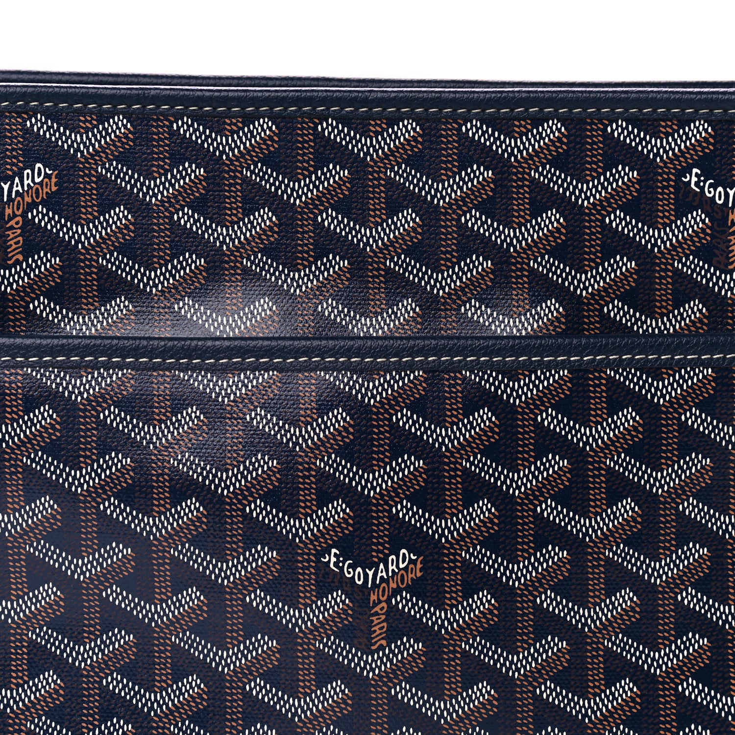 Goyard Goyardine Jouvence Toiletry Pouch Navy 6 of 15
