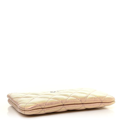 Chanel Iridescent Calfskin Quilted Small Cosmetic Case Pink 4 of 7