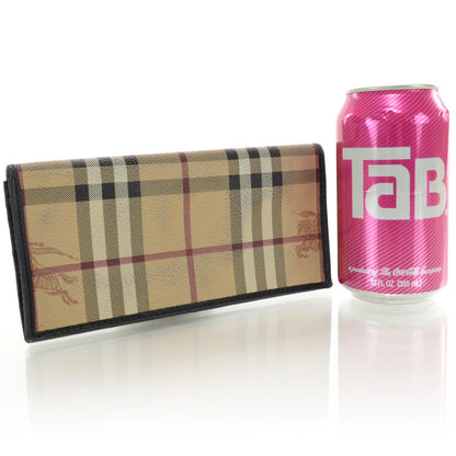 Burberry Haymarket Check Continental Flap Wallet 2 of 9