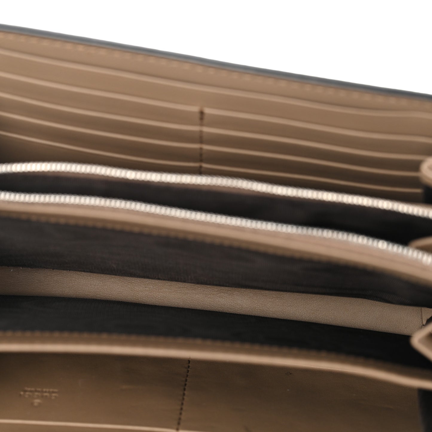 GG Supreme Monogram Mini Dionysus Chain Wallet Beige Taupe