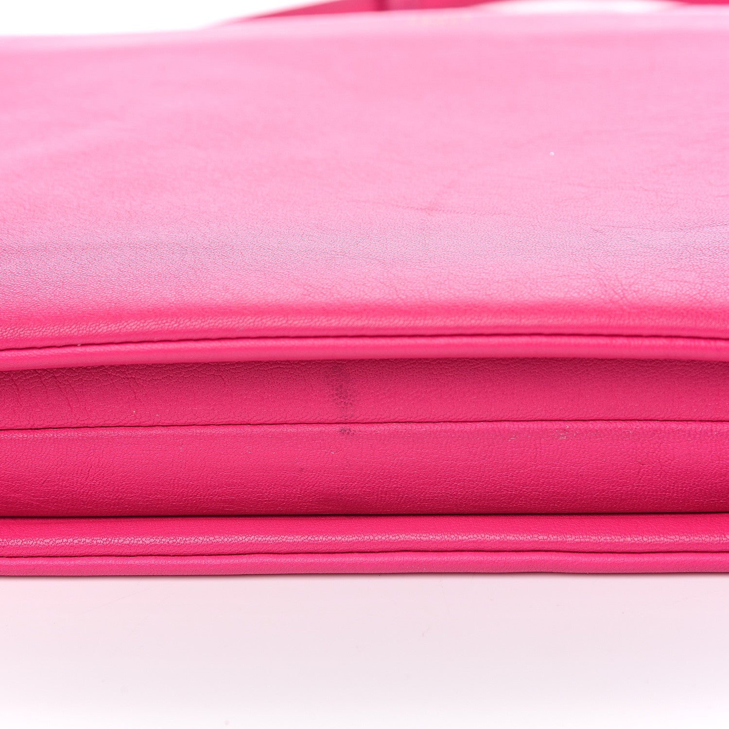 Celine Lambskin Large Trio Crossbody Bag Fluo Fuchsia 11 of 13