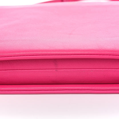 Celine Lambskin Large Trio Crossbody Bag Fluo Fuchsia 11 of 13