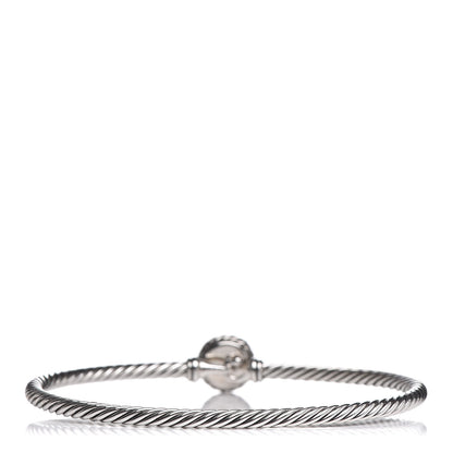 David Yurman Sterling Silver Turquoise 3mm Chatelaine Bracelet 3 of 4