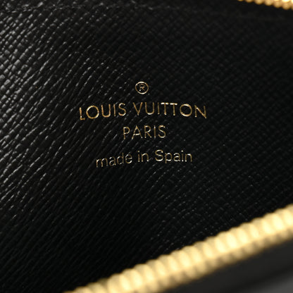 Louis Vuitton LOUIS VUITTON Monogram Slim Purse Black 6 of 8