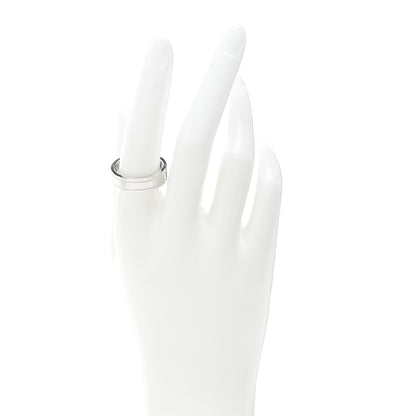 Tiffany Platinum 6mm Essential Double Milgrain Band Ring 58 8.25 2 of 4