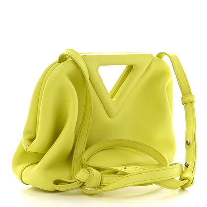 Bottega Veneta Calfskin Small The Point Triangle Bag Seagrass 3 of 13