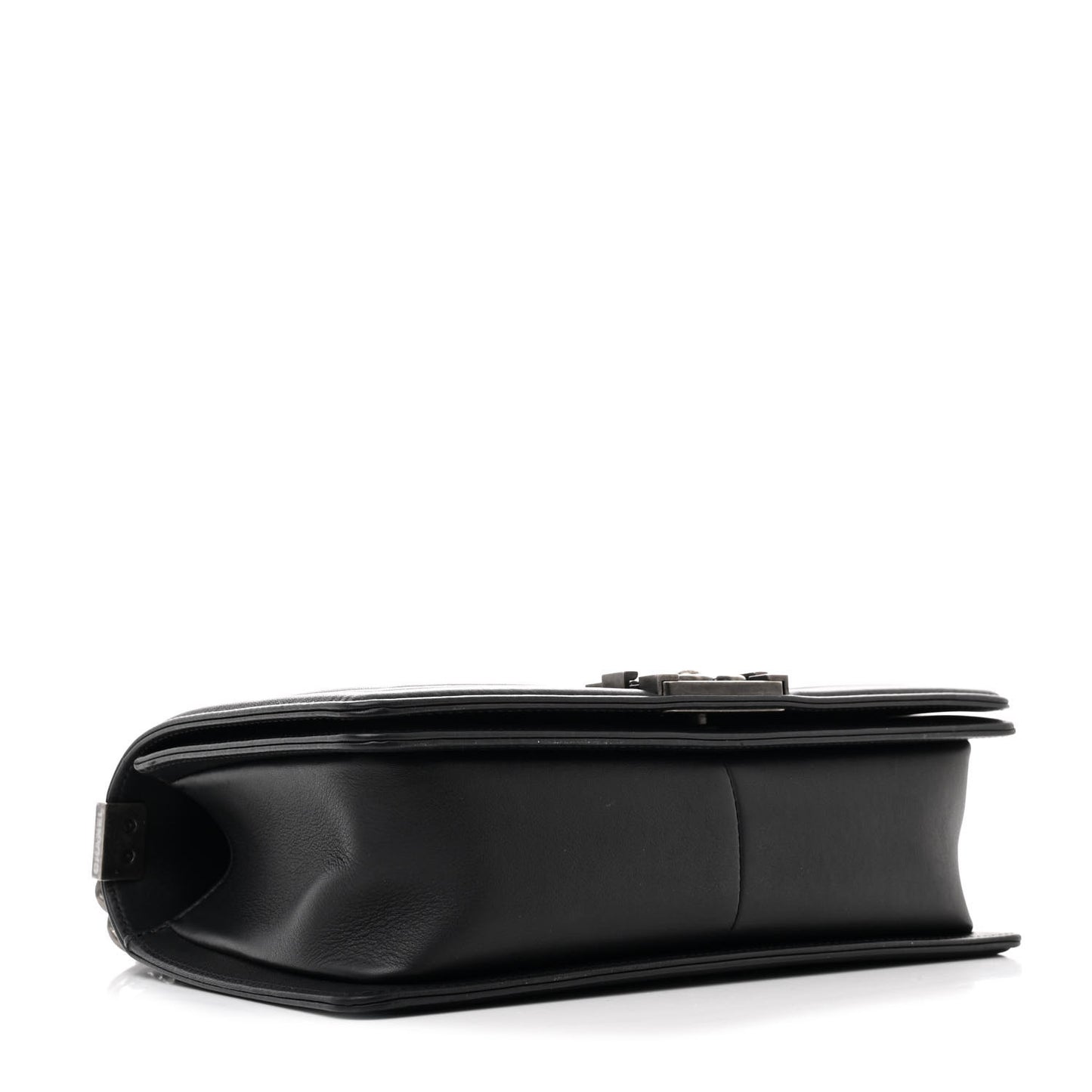 Calfskin Quilted Medium Boy Flap Black