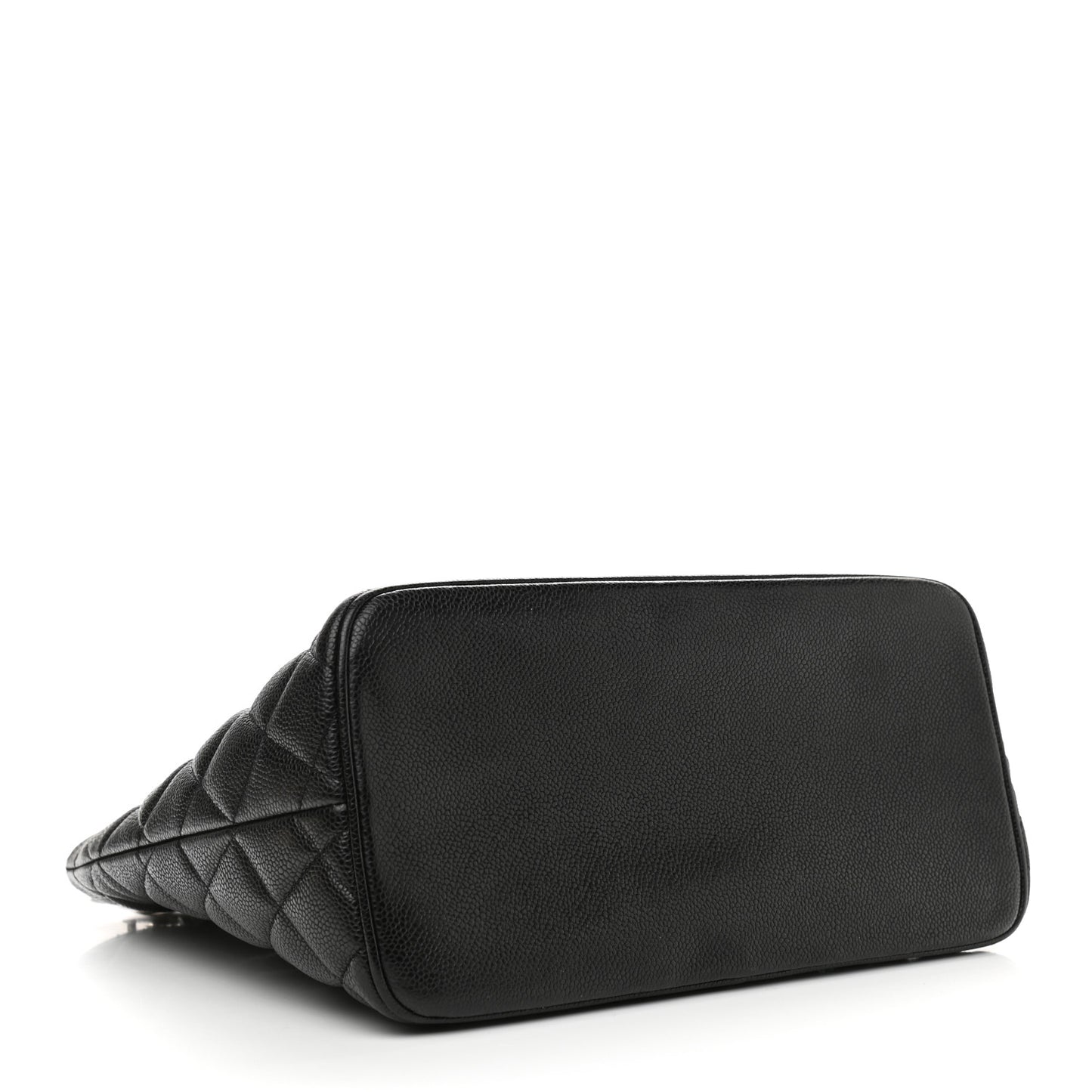 Caviar Quilted Medallion Tote Black