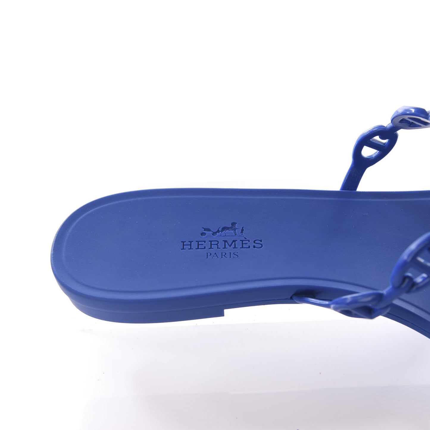 Rubber Chaine d'Ancre Rivage Sandals 37 Bleu Smalt