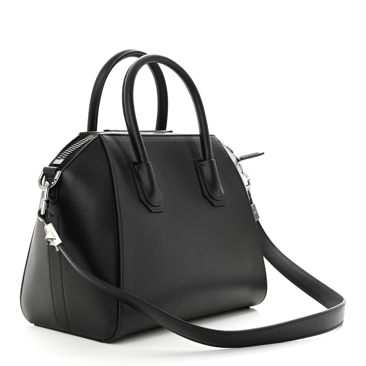 Smooth Calfskin Chains Small Antigona Black