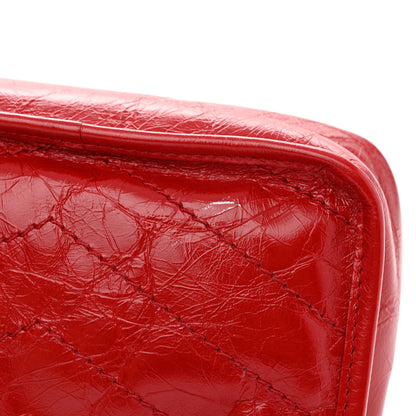 Saint Laurent Crinkled Calfskin Matelasse Monogram Niki Chain Wallet Red 12 of 12