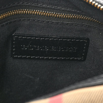 Burberry House Check Bridle Calfskin Medium Alchester Bowling Bag Black 6 of 10