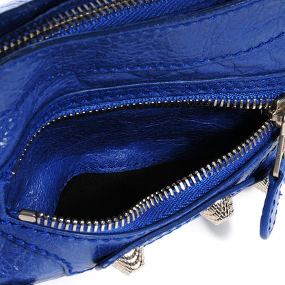Balenciaga Agneau Giant 12 Silver Hardware Shoulder Bag Bleu Cobalt 9 of 10