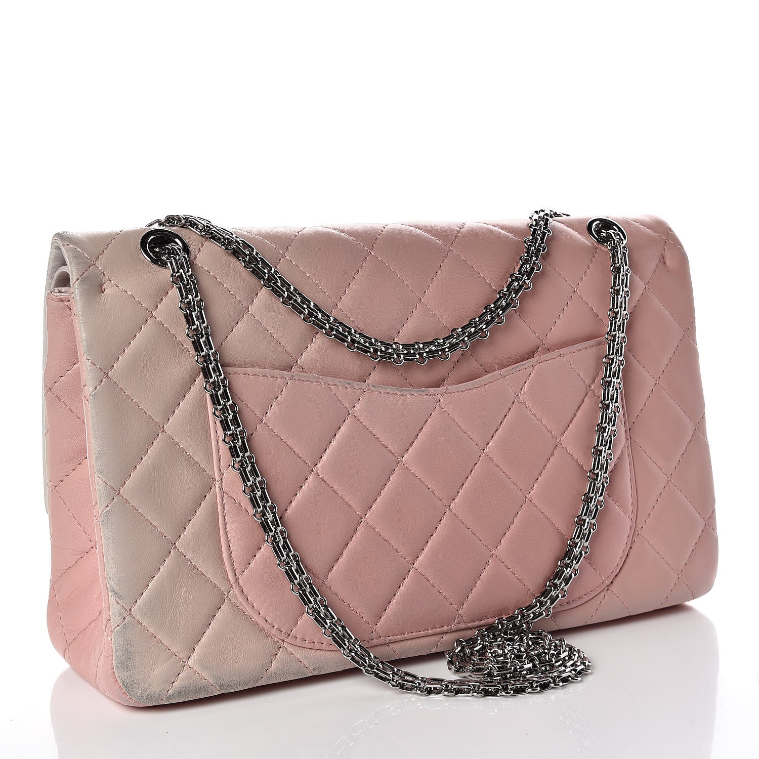 Chanel Lambskin 2.55 Reissue 227 Pink Degrade 3 of 19