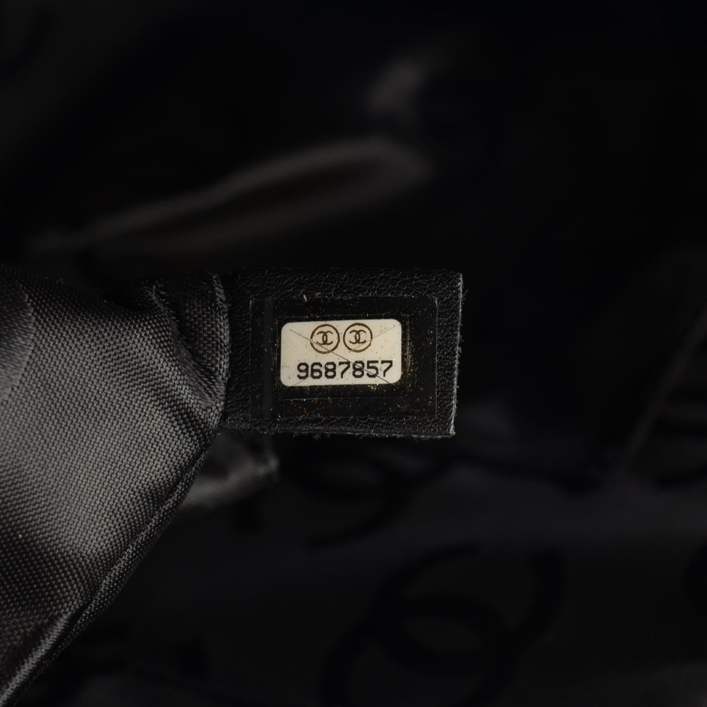 Caviar Bekko Chain Camera Bag Black