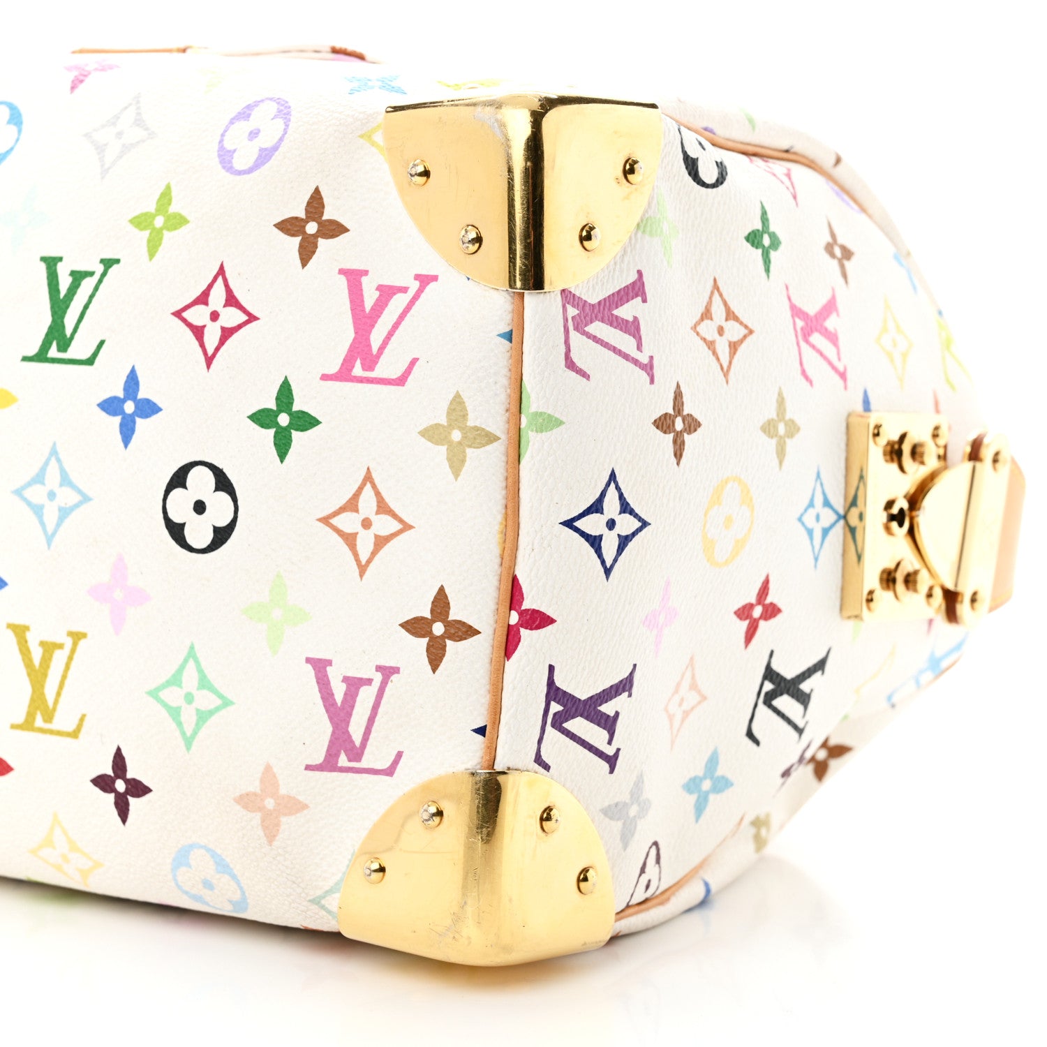 Louis Vuitton Monogram Multicolor Speedy 30 White 9 of 13