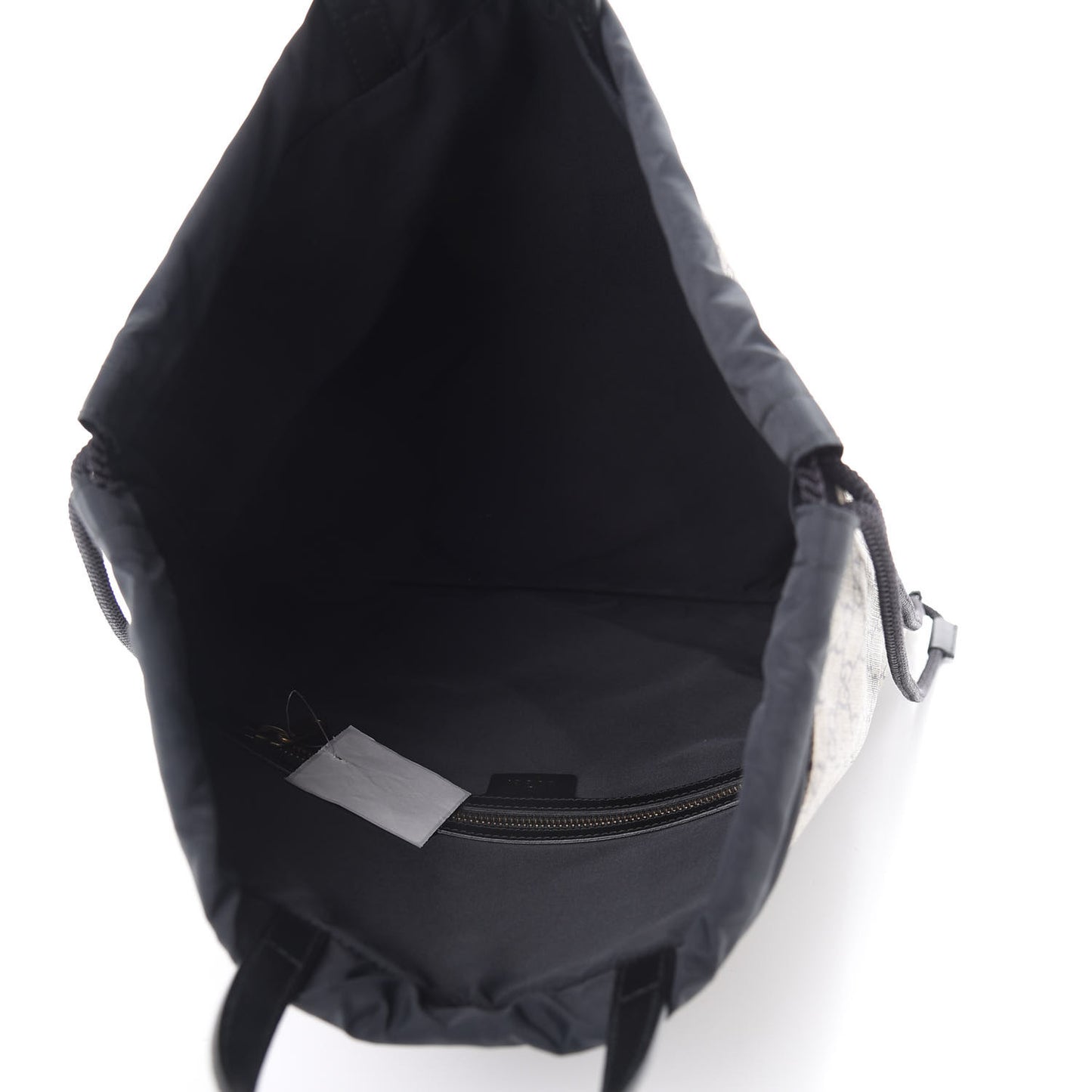 GG Supreme Monogram Angry Cat Drawstring Backpack