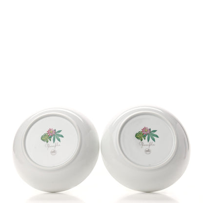 Hermes Porcelain Passifolia Cereal Bowl Set of 2 4 of 9