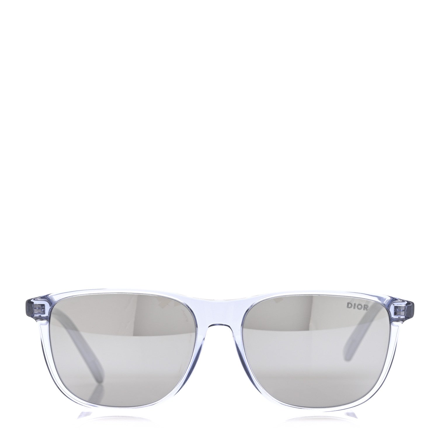 Christian Dior Acetate InDior S3I Rectangle Sunglasses Transparent Blue 3 of 6