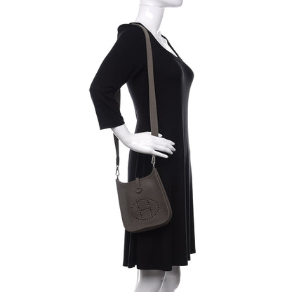 Hermes Taurillon Clemence Evelyne TPM Etain 2 of 11