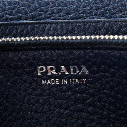 Prada Vitello Phenix Continental Flap Wallet Baltico 7 of 7