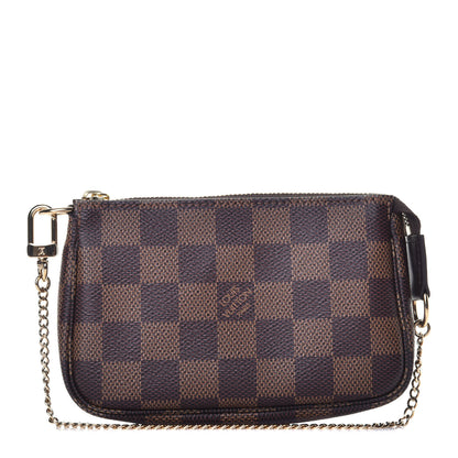 Louis Vuitton Damier Ebene Mini Pochette Accessories 1 of 10