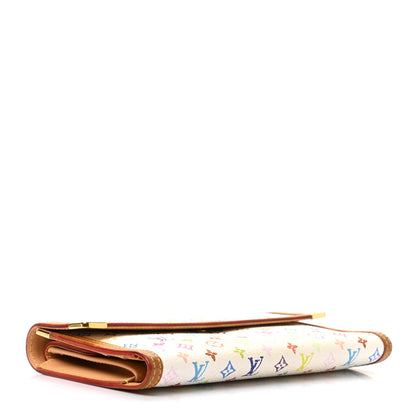Louis Vuitton Monogram Multicolor Porte Tresor International Wallet White 4 of 8
