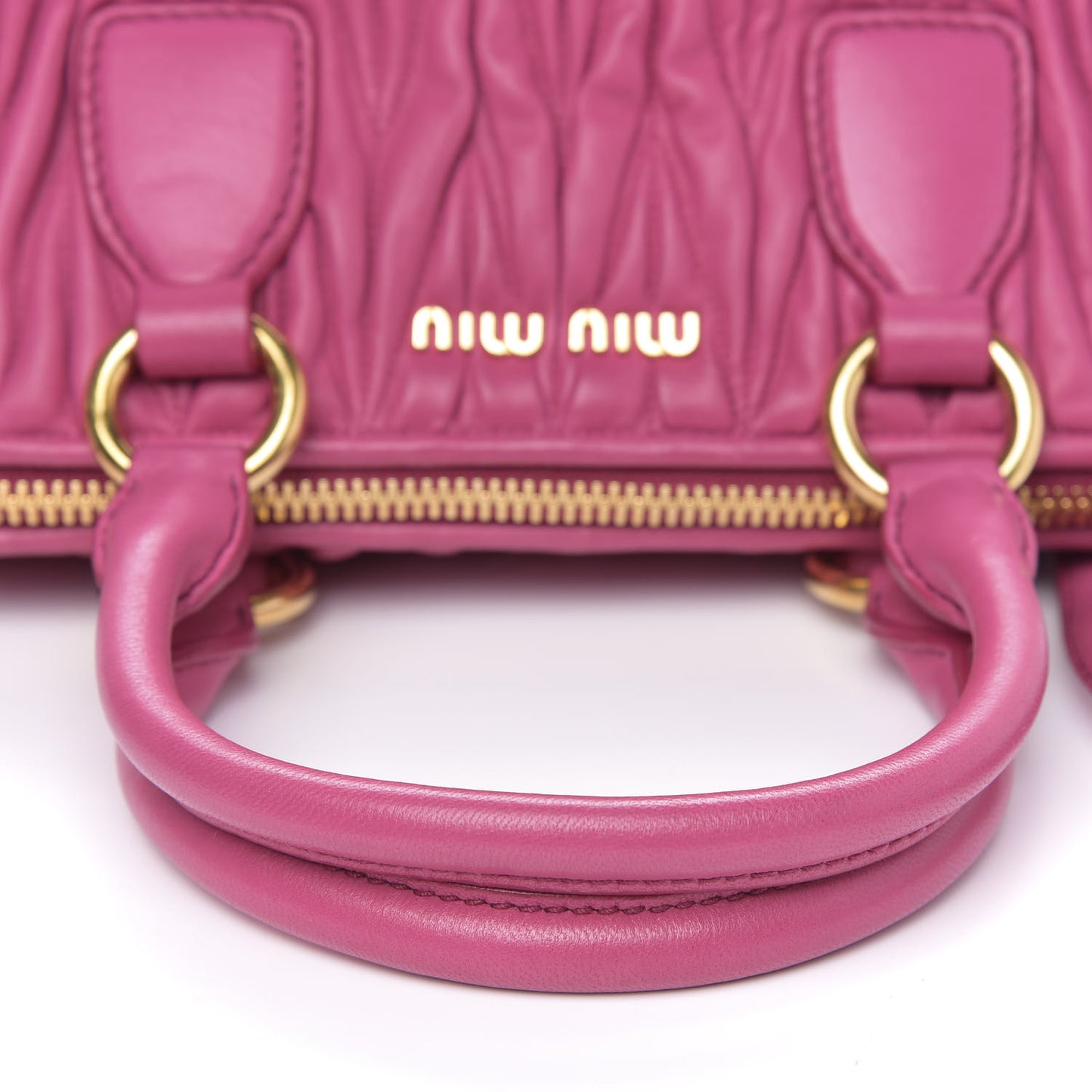 Nappa Matelasse Bauletto Top Handle Bowler Loto