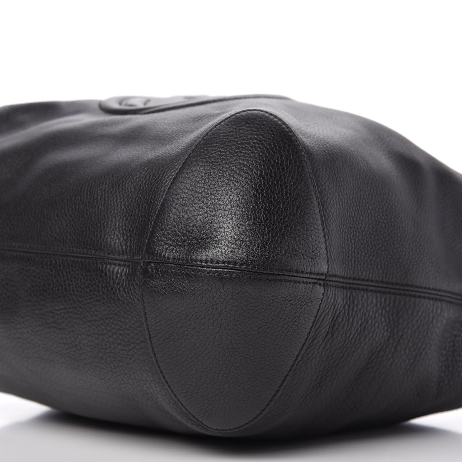 Gucci Pebbled Calfskin Medium Soho Chain Hobo Black 7 of 10