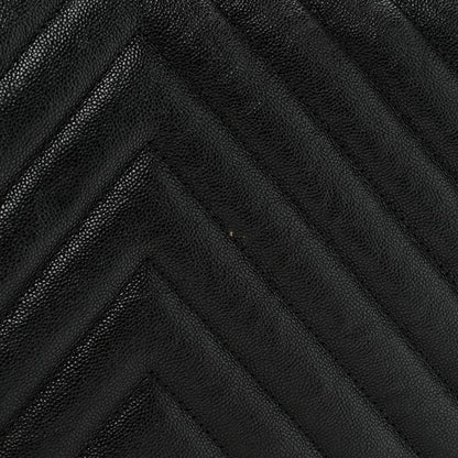 Chanel Caviar Chevron Quilted New Medium Boy Flap Black 11 of 11