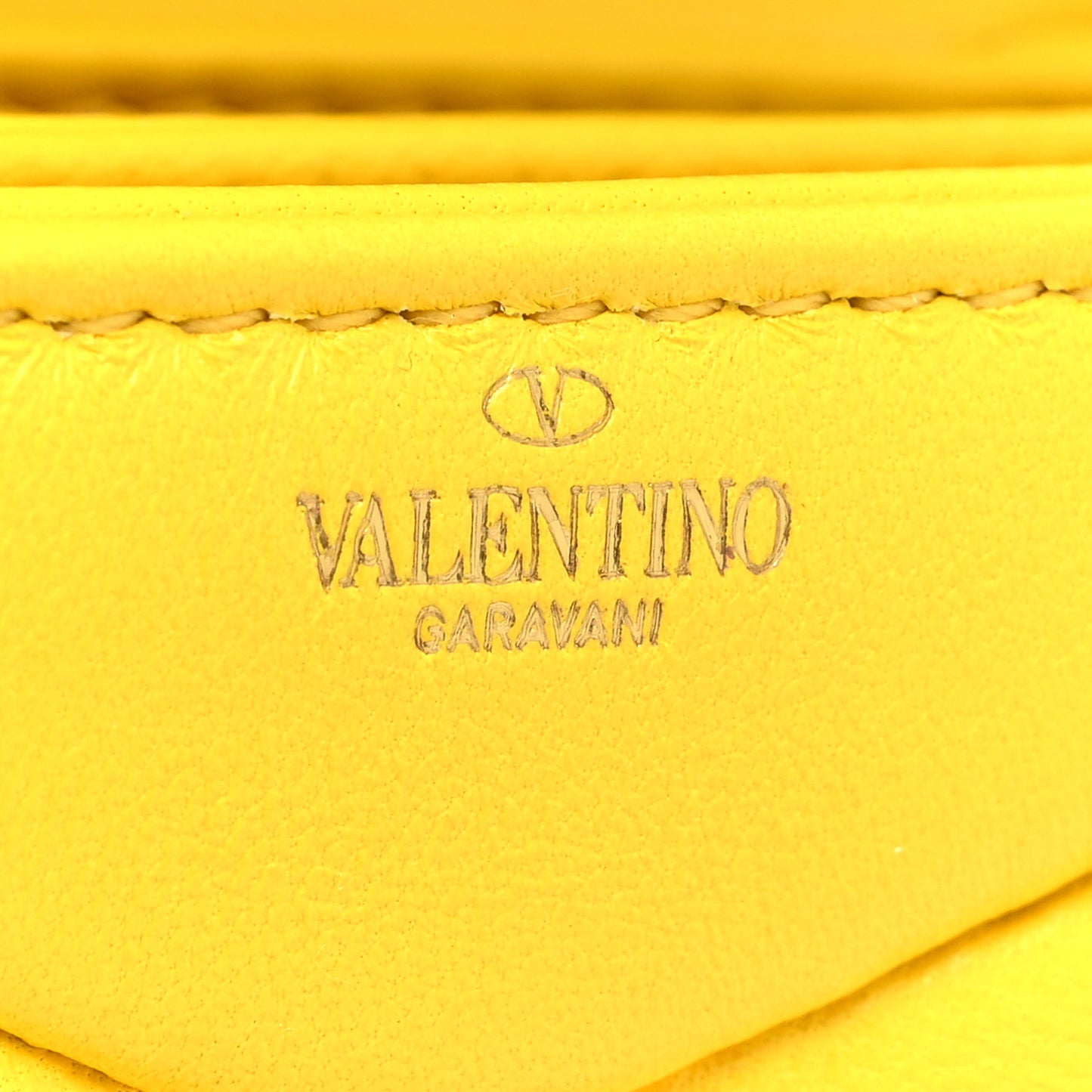 Nappa Micro One Stud Chain Bag Bright Lemon