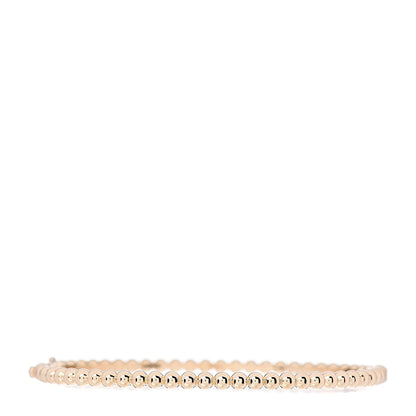 Van Cleef & Arpels 18K Yellow Gold Perlee Pearls of Gold Bracelet L 1 of 5