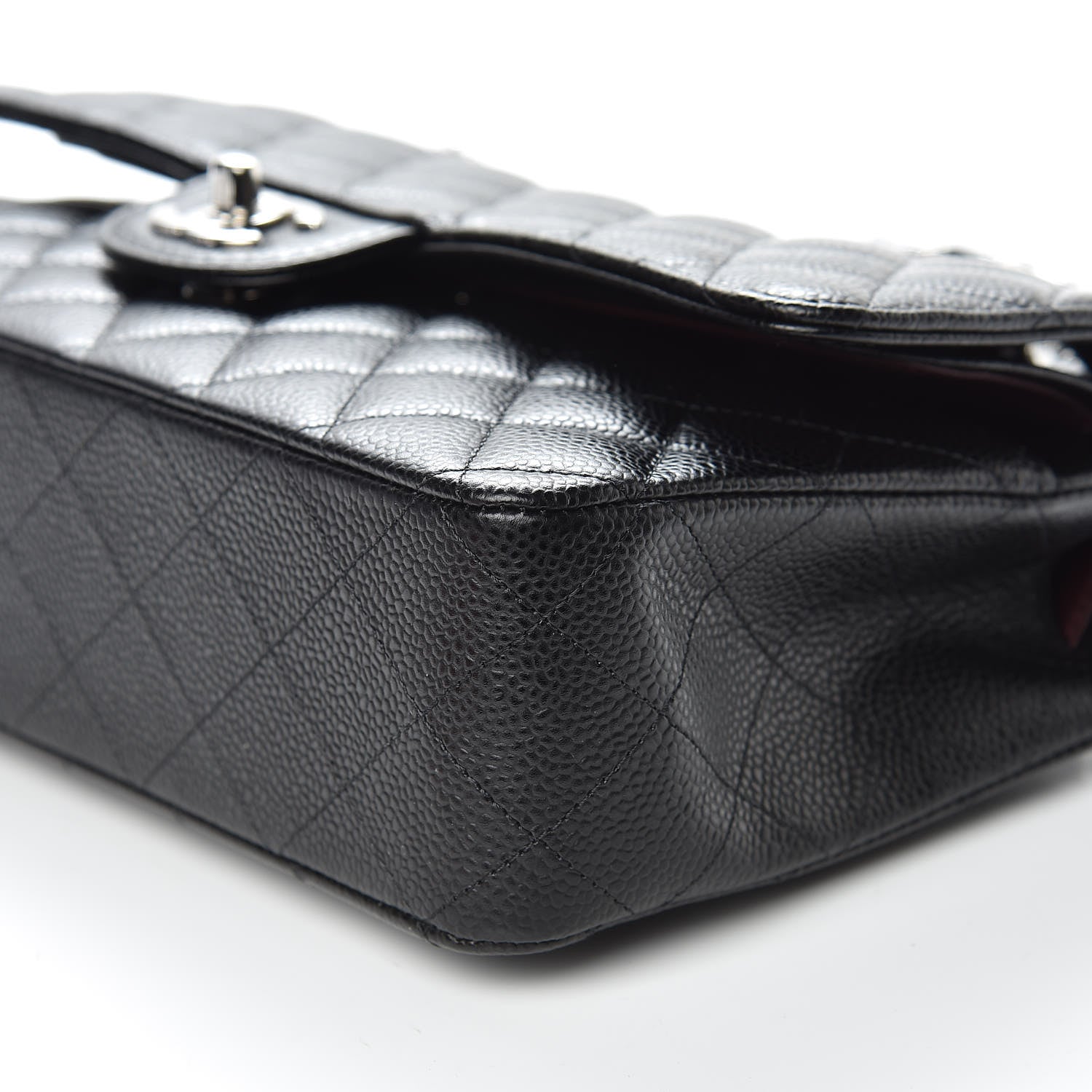 Chanel Caviar Quilted Medium Double Flap Black 9 of 9