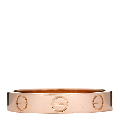 Cartier 18K Pink Gold 3.5mm LOVE Wedding Band Ring 55 7.25 1 of 4