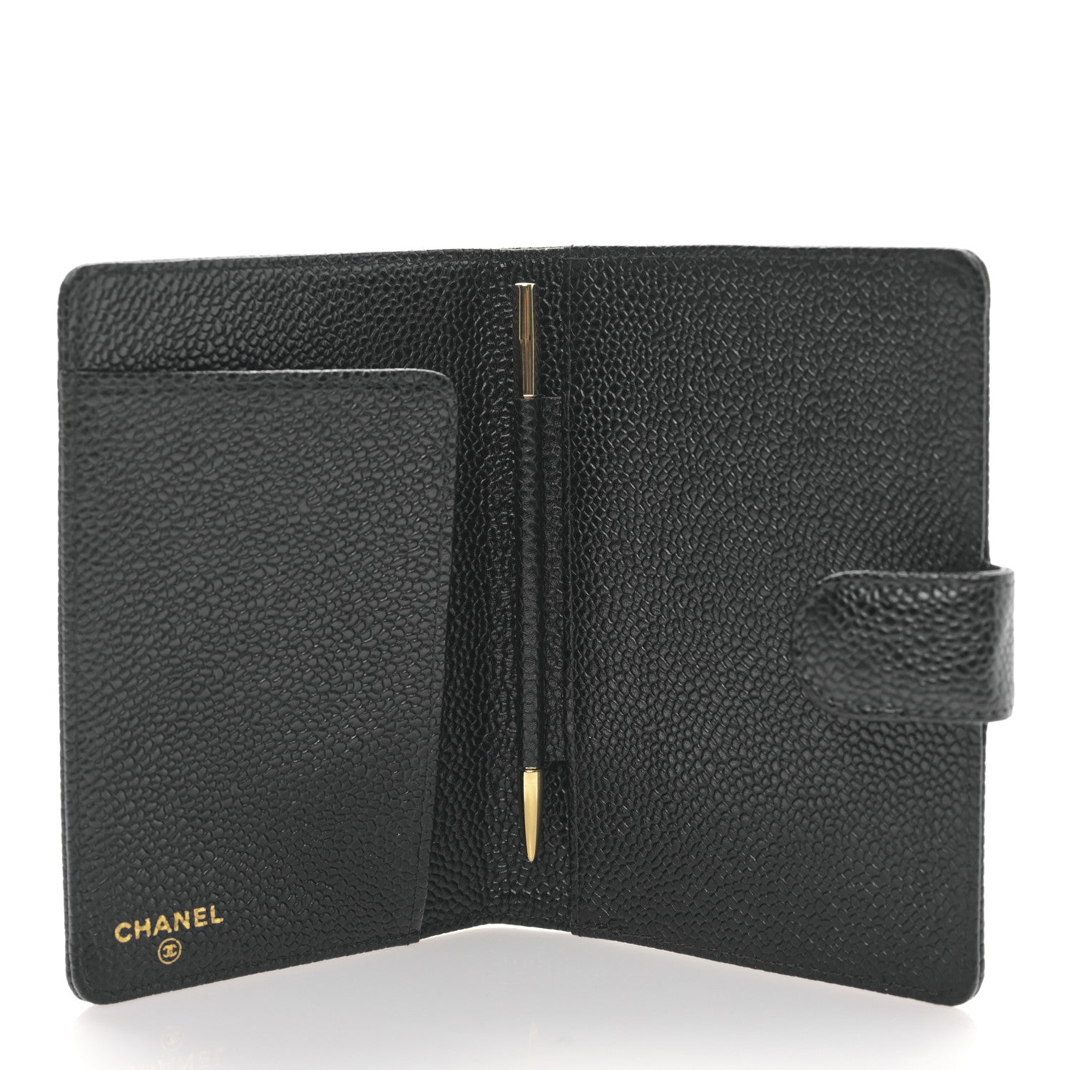 Chanel Caviar Timeless CC Small Agenda Cover Black 5 of 9