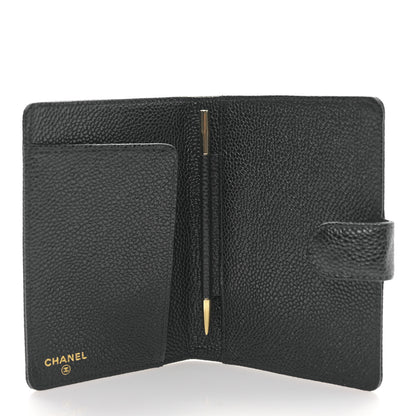 Chanel Caviar Timeless CC Small Agenda Cover Black 5 of 9