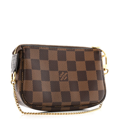 Louis Vuitton Damier Ebene Mini Pochette Accessories 3 of 12