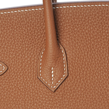 Hermes Togo Birkin 25 Gold 9 of 34