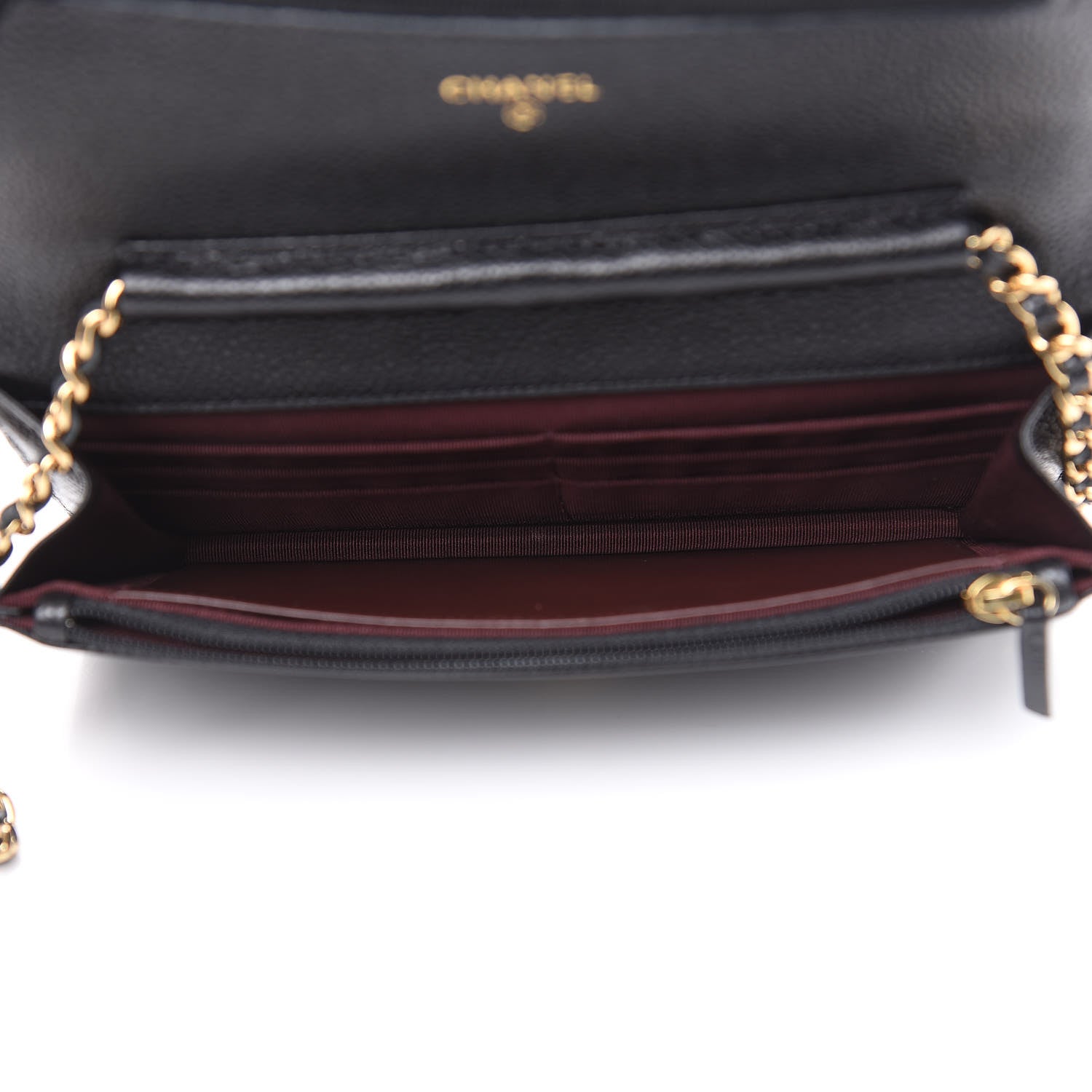 Chanel Caviar Quilted Wallet On Chain WOC Black 5 of 12