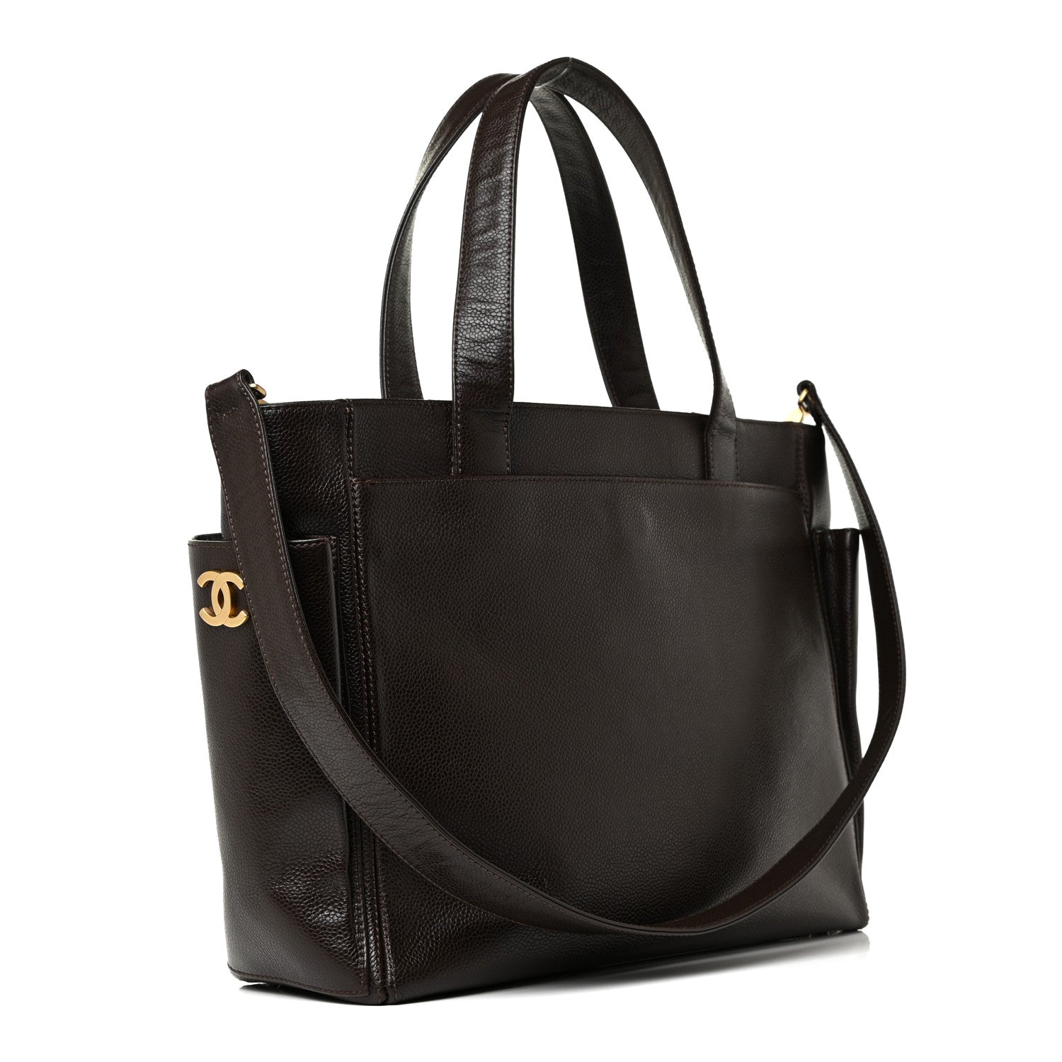 Chanel Caviar Shopper Tote Brown 2 of 17
