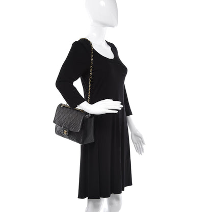 Chanel Lambskin Quilted Medium Single Flap Black 3 of 14
