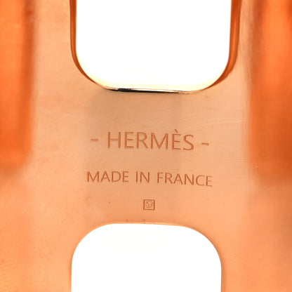 Hermes Epsom Olympe Cuff Bracelet Etoupe 4 of 4